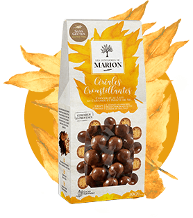 Céréales Croustillantes au chocolat au lait, caramel et pointe de sel