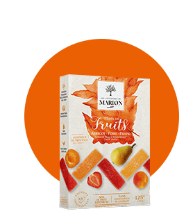 Pâtes de fruits Abricot Poire Fraise